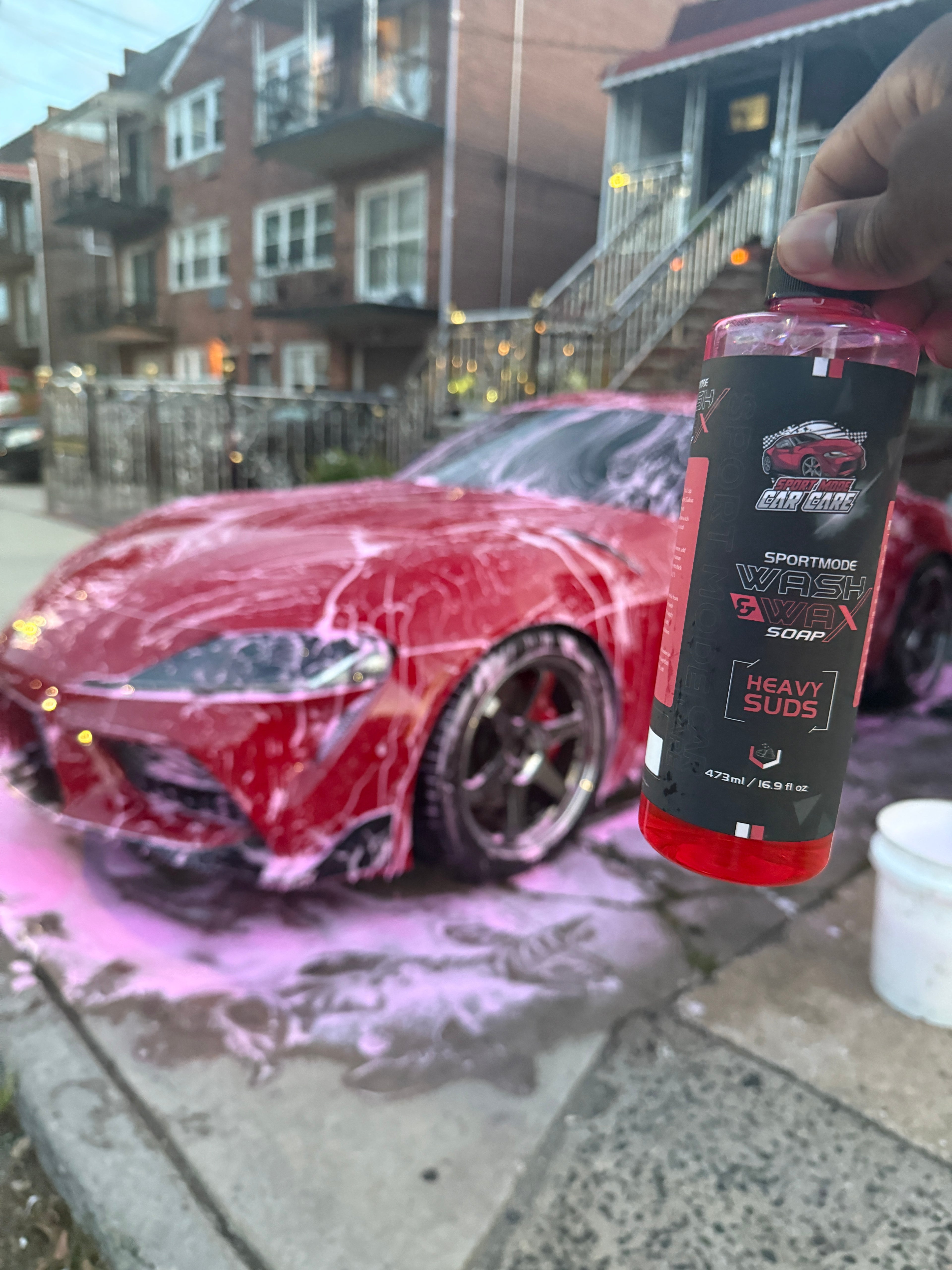 SPORT MODE CAR CARE WASH & WAX SOAP