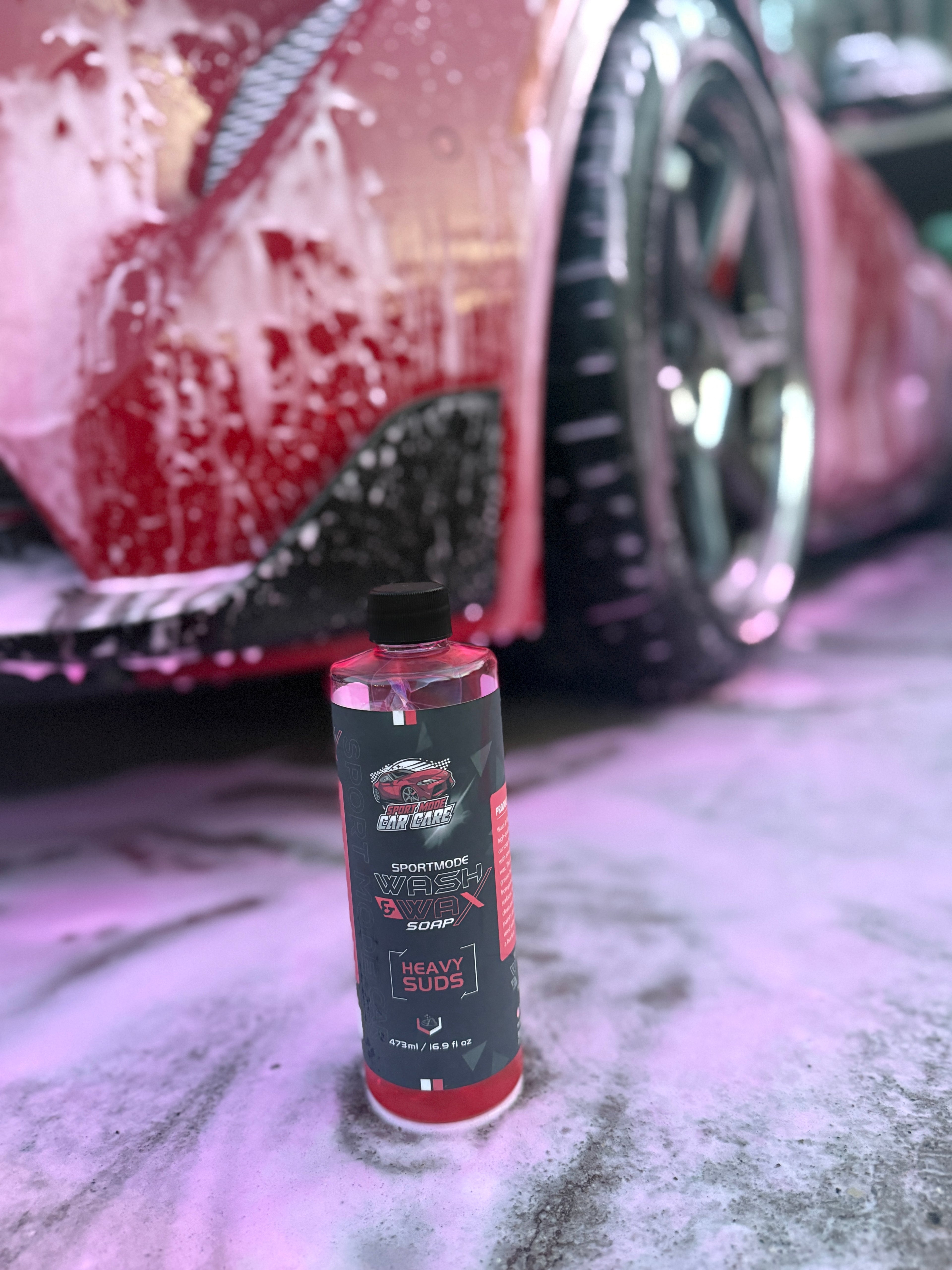 SPORT MODE CAR CARE WASH & WAX SOAP