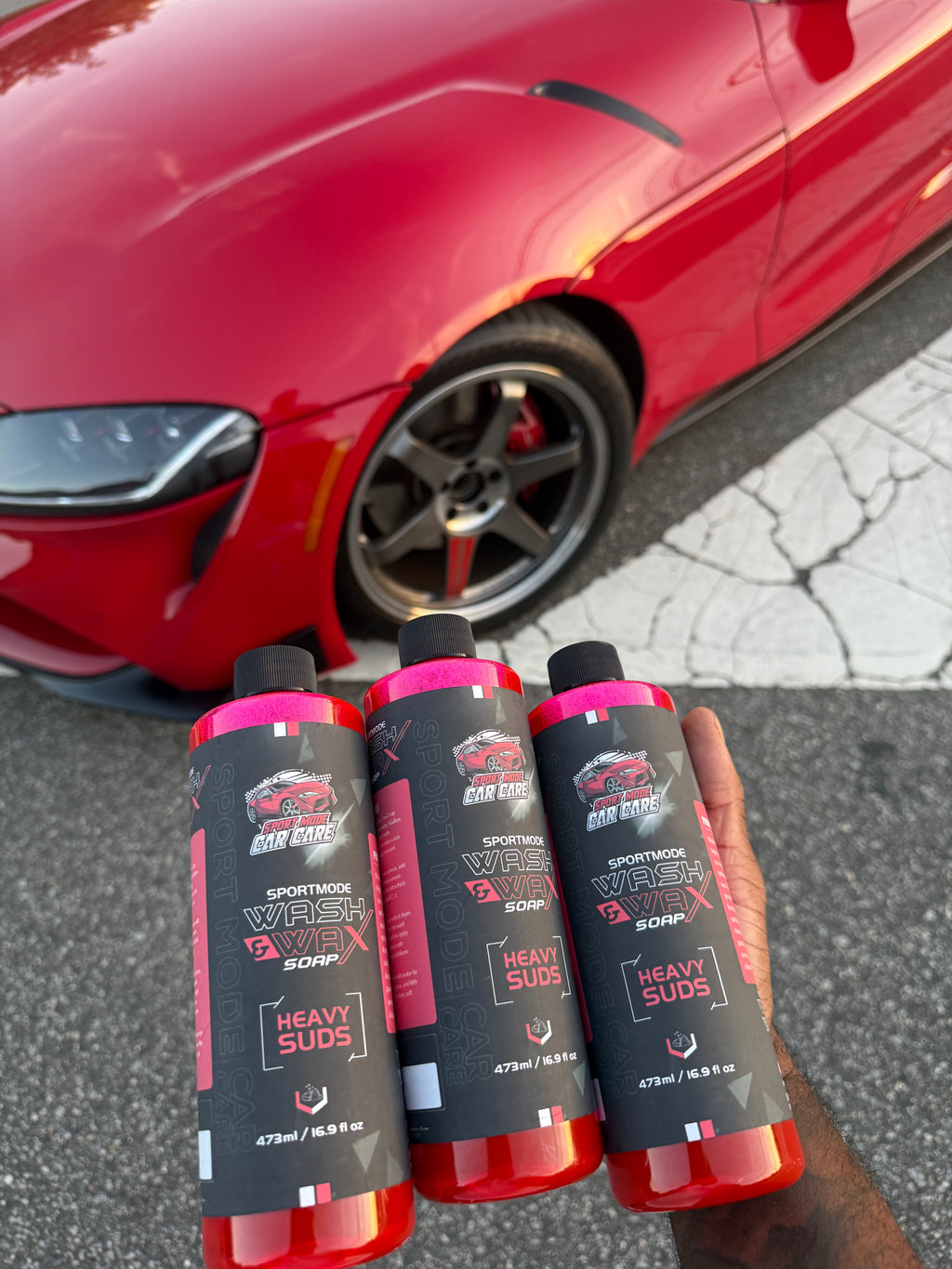 SPORT MODE CAR CARE WASH & WAX SOAP