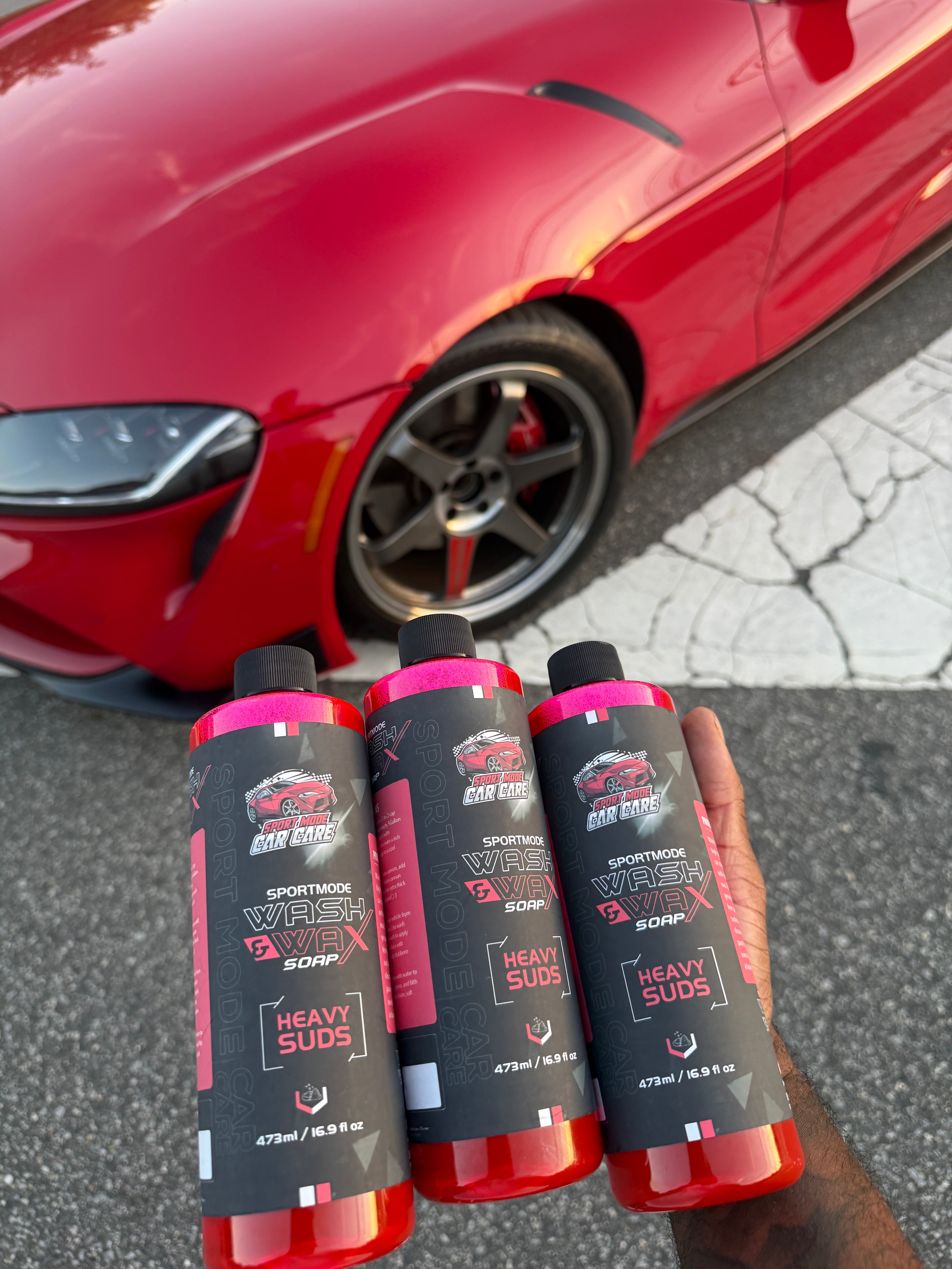 SPORT MODE CAR CARE WASH & WAX SOAP