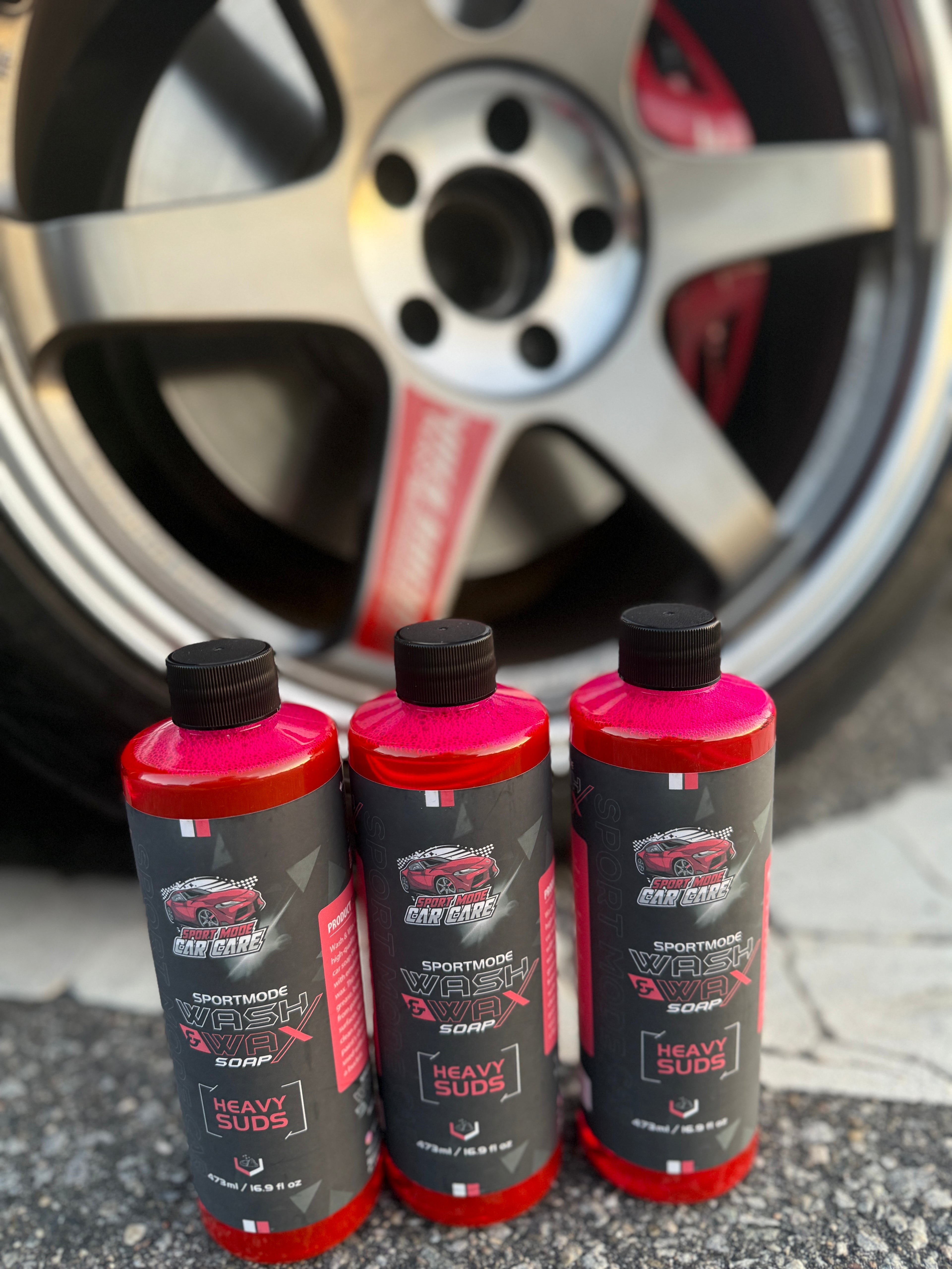 SPORT MODE CAR CARE WASH & WAX SOAP