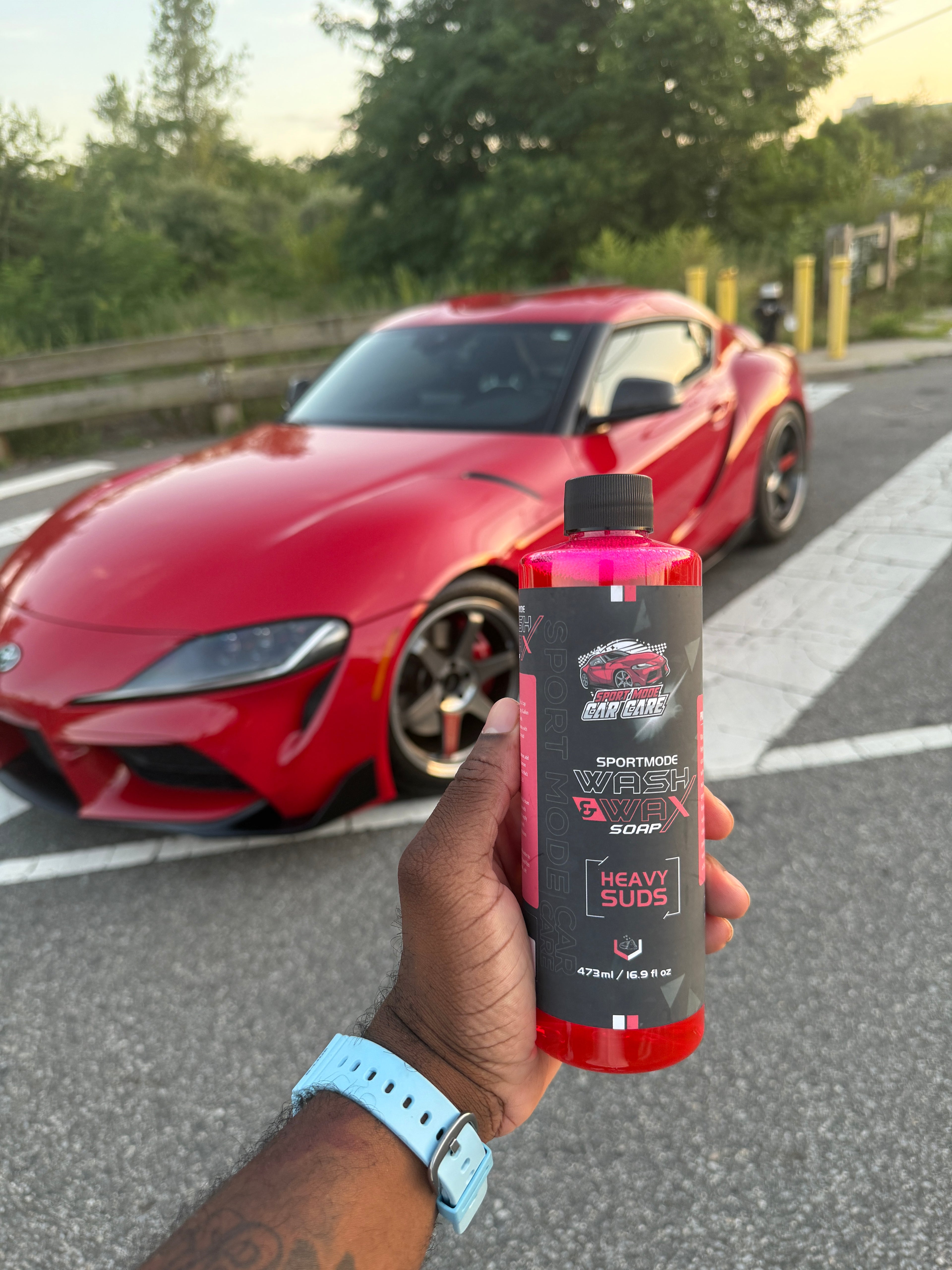SPORT MODE CAR CARE WASH & WAX SOAP